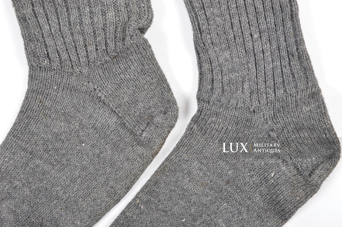 WWll German wool socks, size 3 - Lux Military Antiques - photo 13