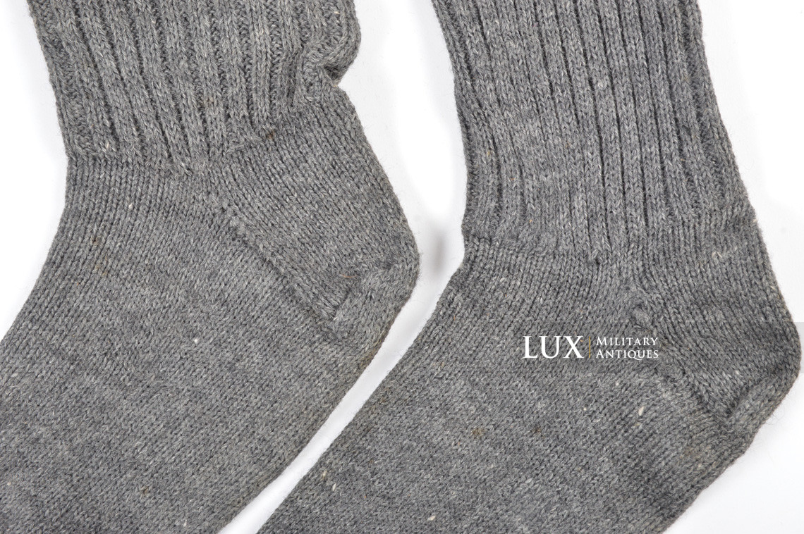 Paire de chaussettes en laine allemande, taille 3 - photo 12