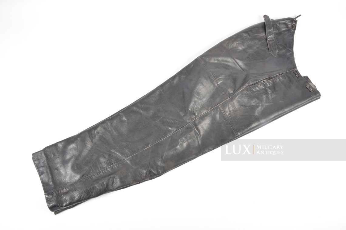 Pantalon en cuir noir Kriegsmarine, « 1942 » - photo 10