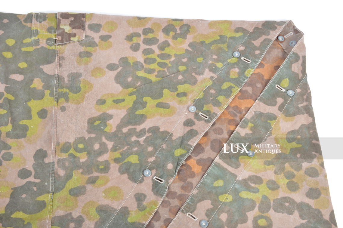 Early Waffen-SS camouflage shelter quarter / poncho, « plane tree 6 / lateral » - photo 9