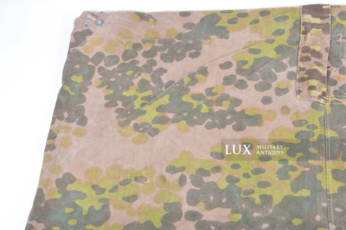 Early Waffen-SS camouflage shelter quarter / poncho, « plane tree 6 / lateral » - photo 16