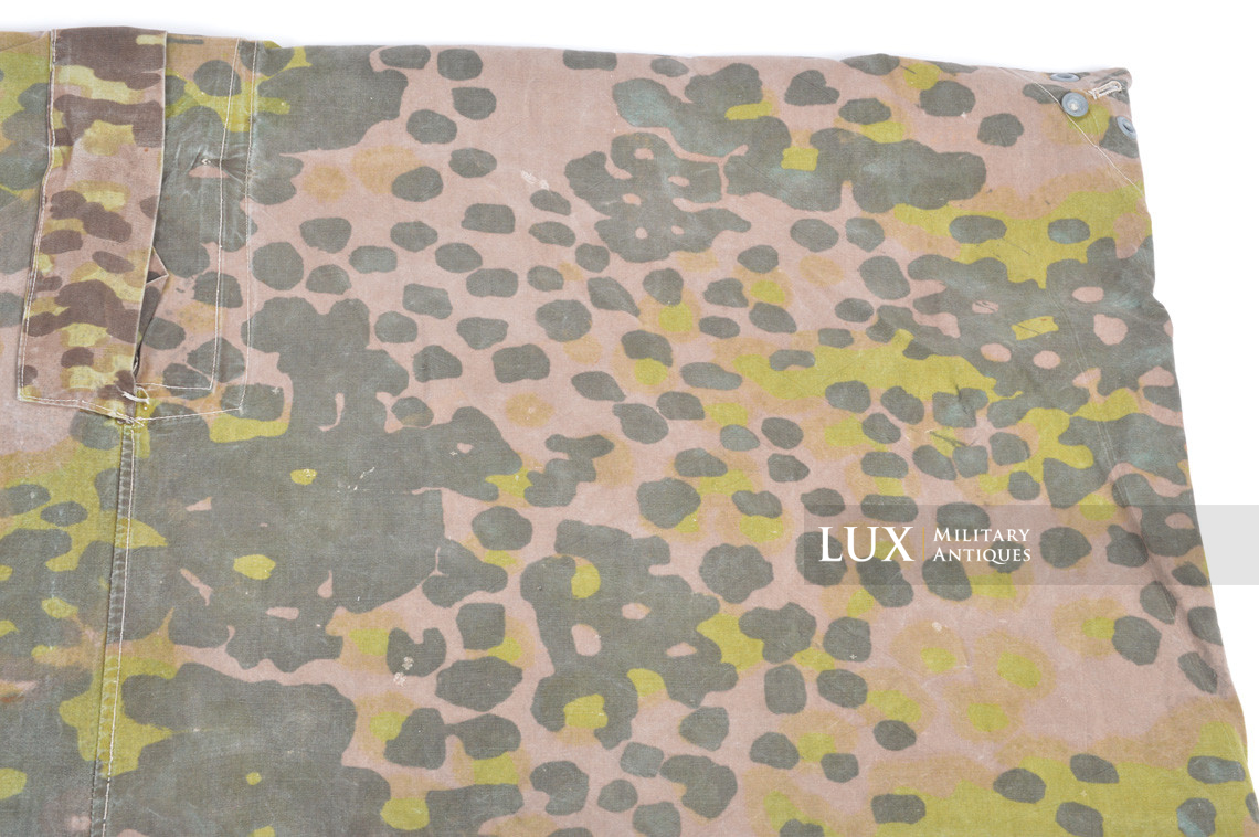 Early Waffen-SS camouflage shelter quarter / poncho, « plane tree 6 / lateral » - photo 17