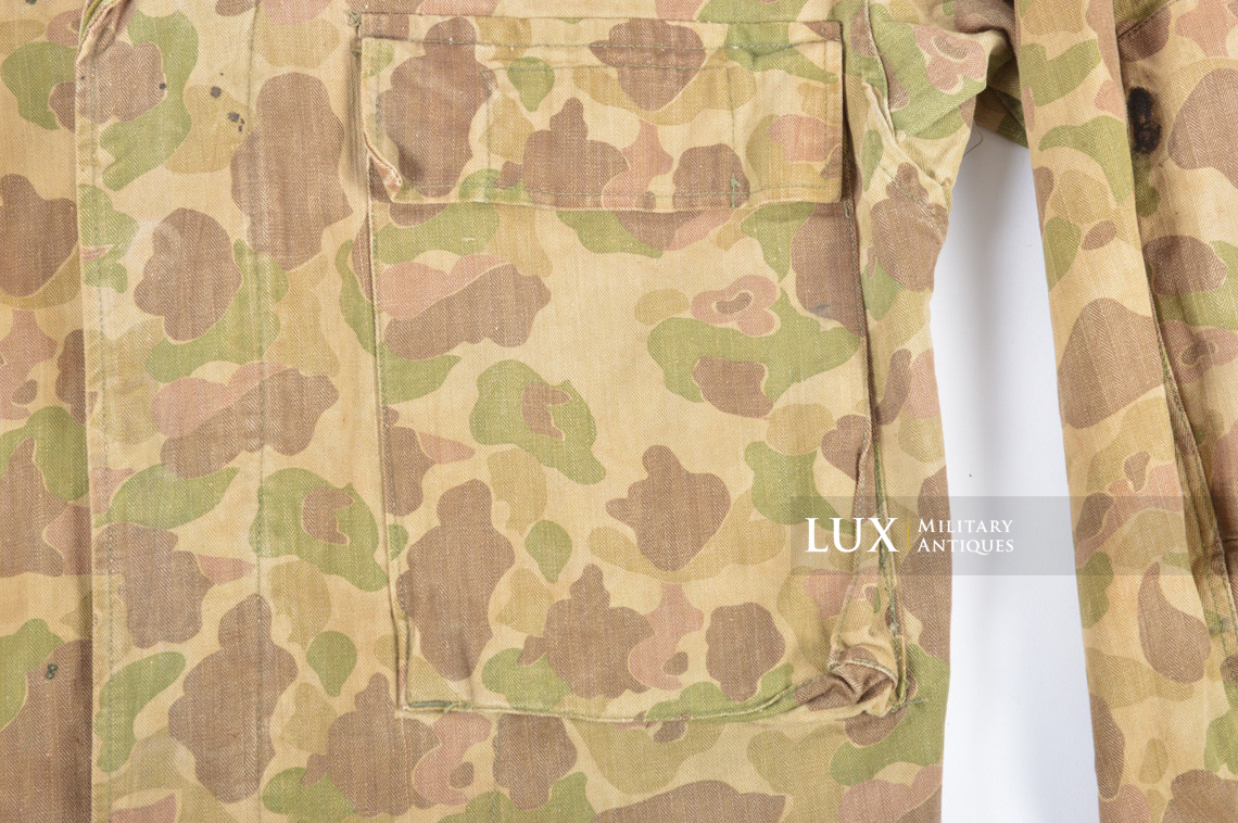 Veste US HBT camouflée, « 38R » - Lux Military Antiques - photo 9