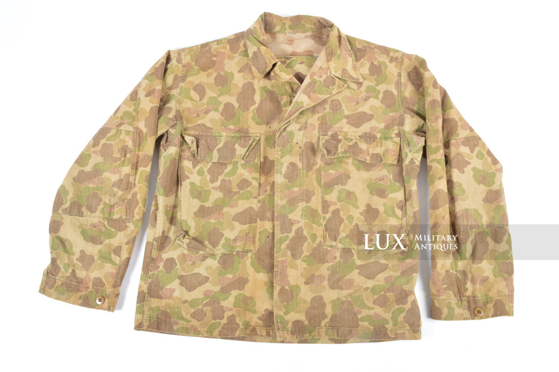 Veste US HBT camouflée, « 38R » - Lux Military Antiques - photo 12