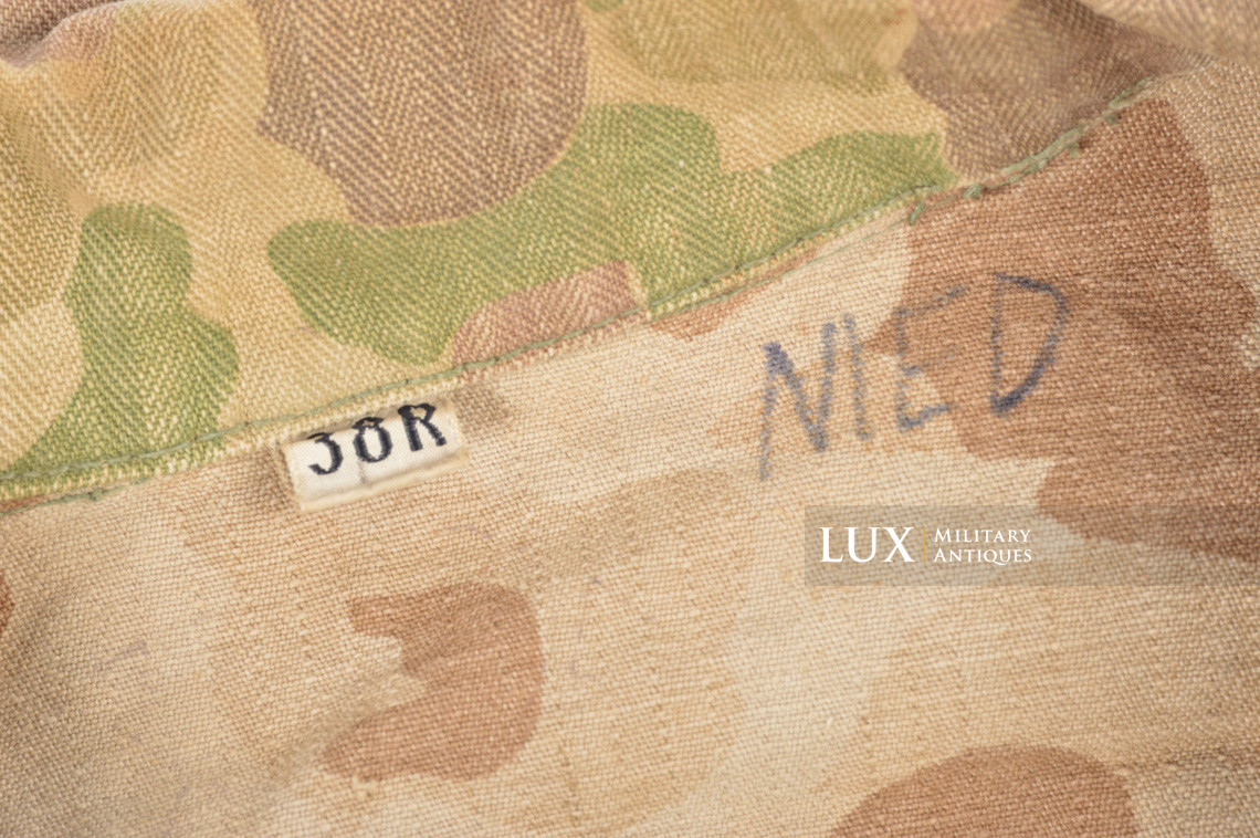 Veste US HBT camouflée, « 38R » - Lux Military Antiques - photo 14