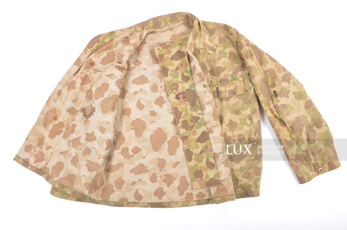 Veste US HBT camouflée, « 38R » - Lux Military Antiques - photo 19