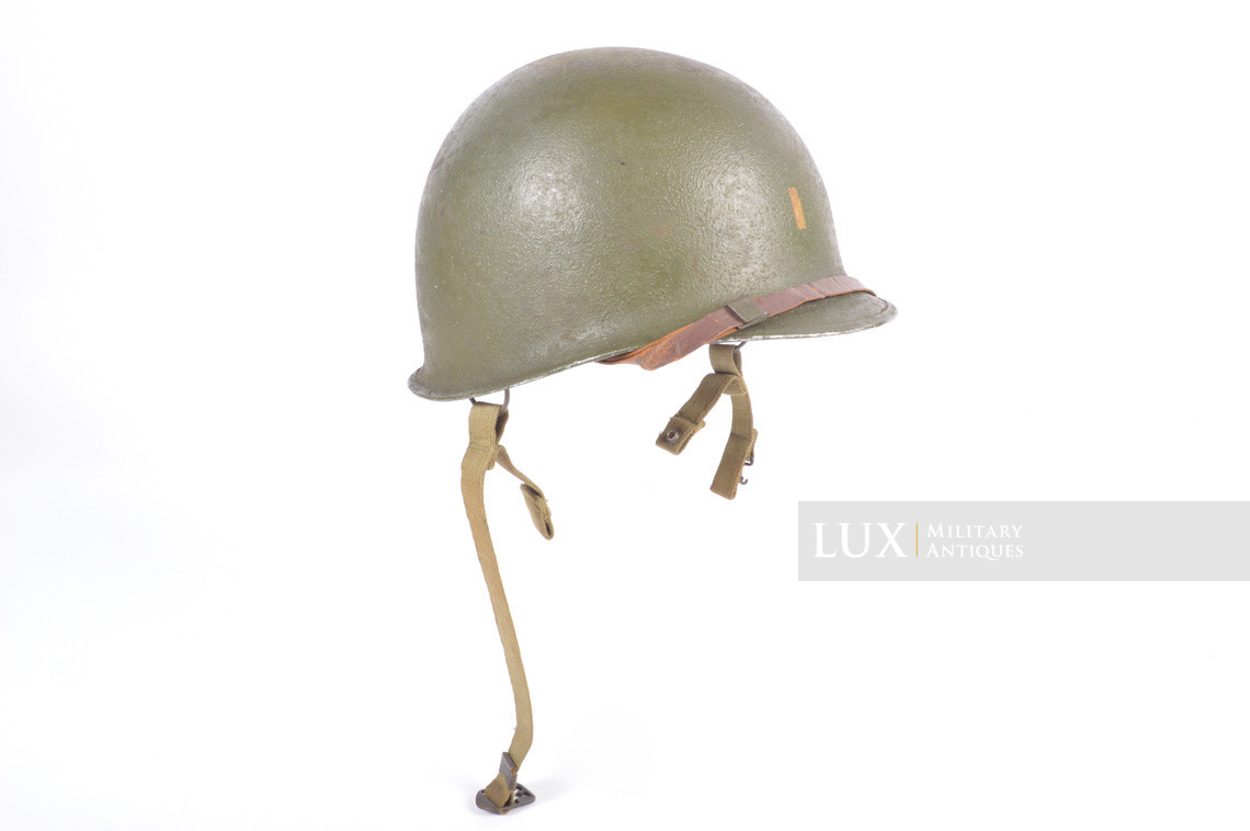 Rare USM2 D-bale 2nd lieutenant's airborne jump helmet, « woodwork / untouched » - photo 10