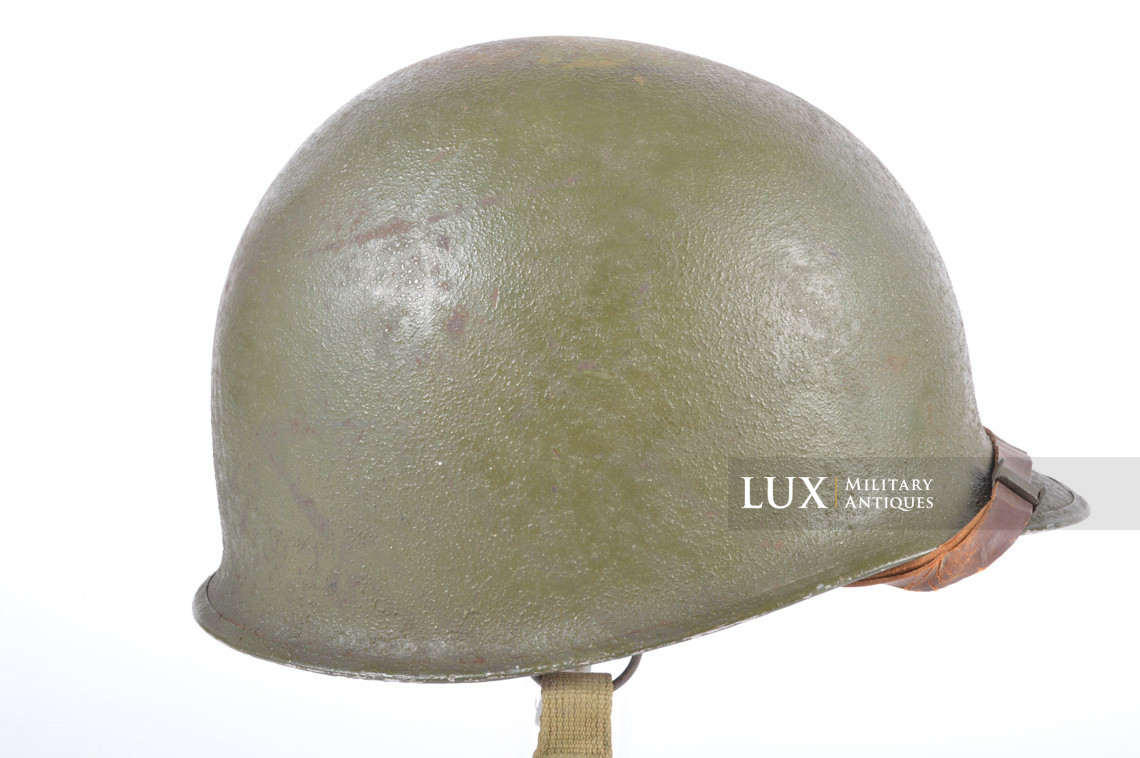 Rare USM2 D-bale 2nd lieutenant's airborne jump helmet, « woodwork / untouched » - photo 13