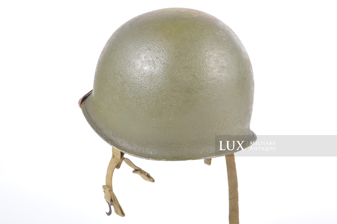 Rare casque USM2 demi-lune de parachutiste, « 2nd Lieutenant » - photo 19