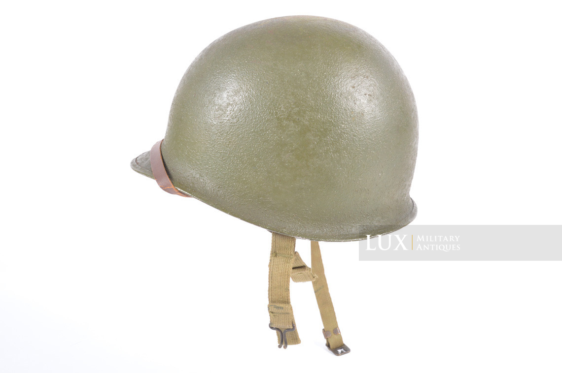 Rare casque USM2 demi-lune de parachutiste, « 2nd Lieutenant » - photo 20