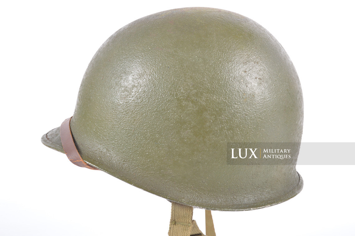 Rare casque USM2 demi-lune de parachutiste, « 2nd Lieutenant » - photo 21