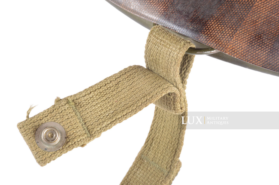 Rare casque USM2 demi-lune de parachutiste, « 2nd Lieutenant » - photo 23