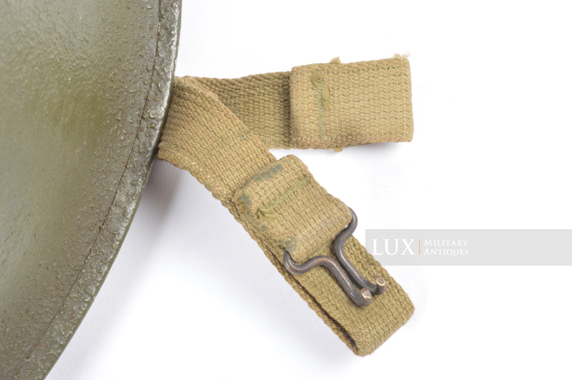 Rare casque USM2 demi-lune de parachutiste, « 2nd Lieutenant » - photo 34