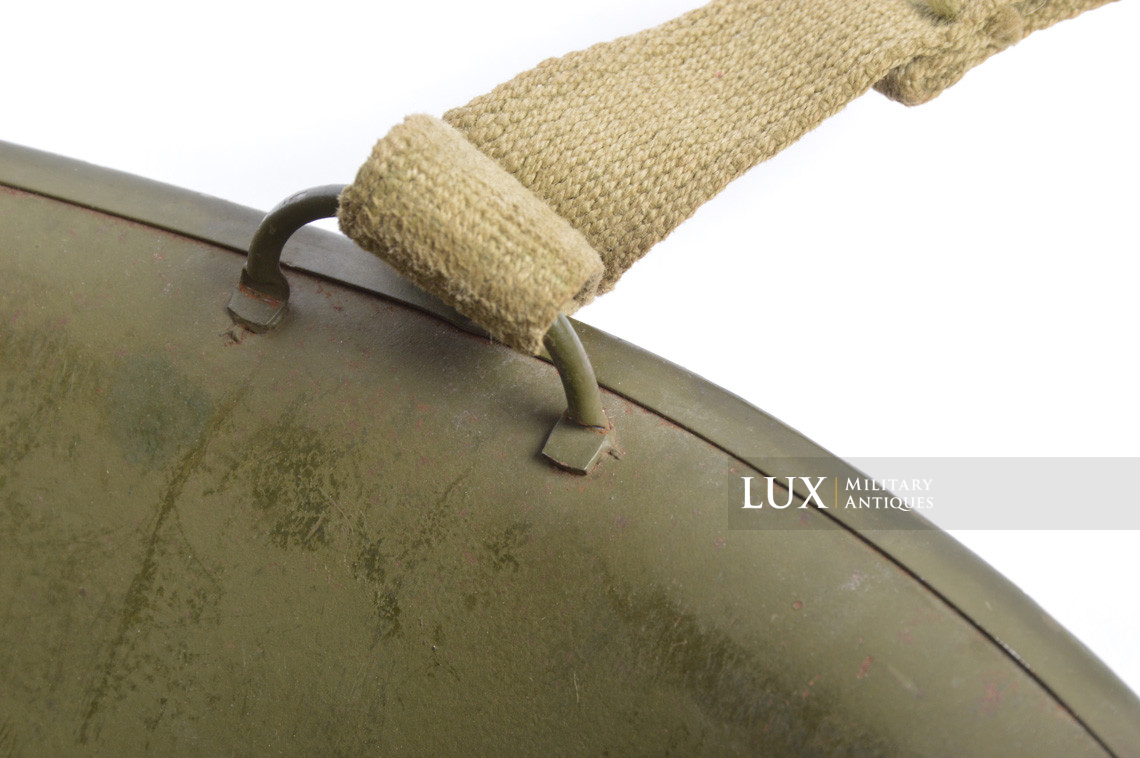 Rare casque USM2 demi-lune de parachutiste, « 2nd Lieutenant » - photo 58