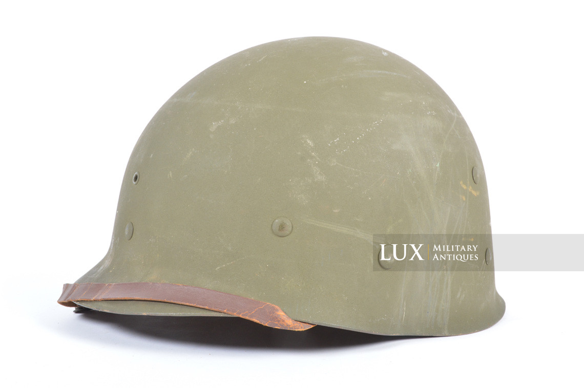 Rare USM2 D-bale 2nd lieutenant's airborne jump helmet, « woodwork / untouched » - photo 63