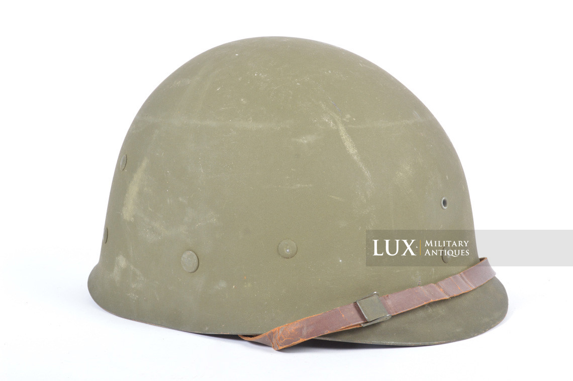 Rare USM2 D-bale 2nd lieutenant's airborne jump helmet, « woodwork / untouched » - photo 65