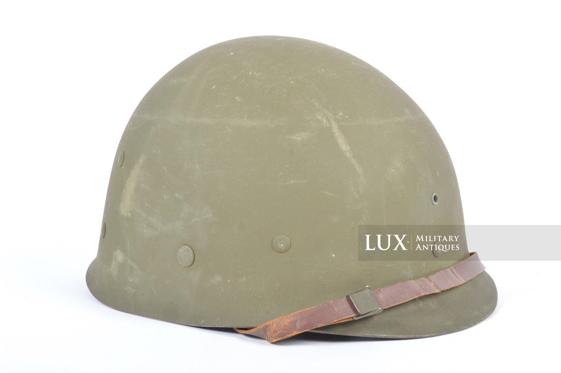 Rare casque USM2 demi-lune de parachutiste, « 2nd Lieutenant » - photo 65