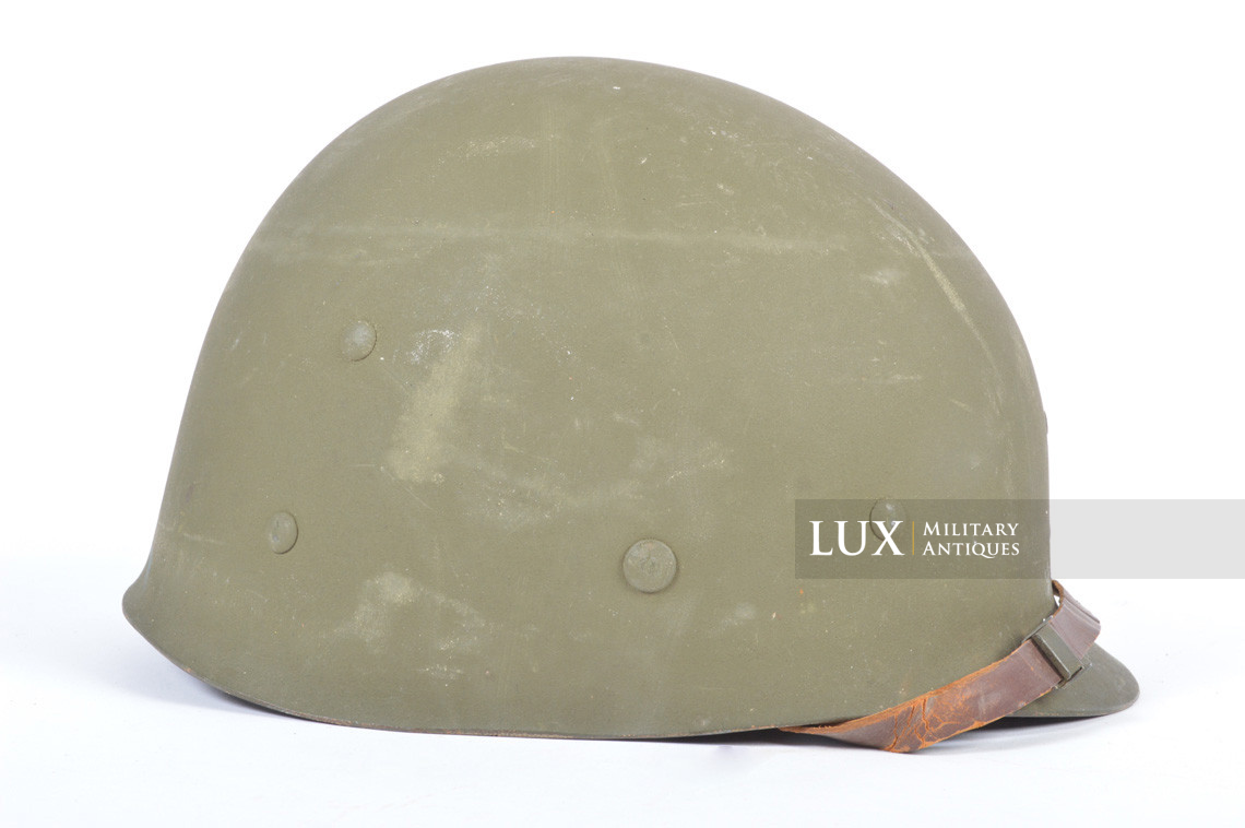 Rare casque USM2 demi-lune de parachutiste, « 2nd Lieutenant » - photo 66