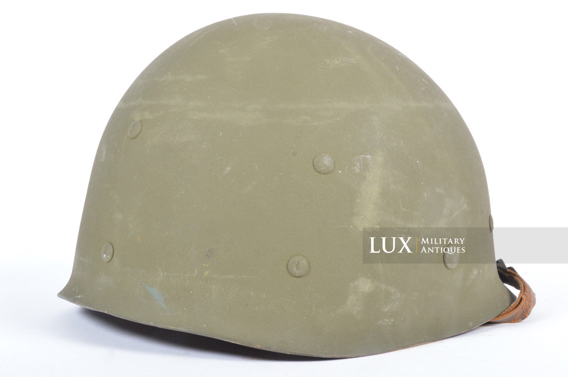 Rare casque USM2 demi-lune de parachutiste, « 2nd Lieutenant » - photo 67