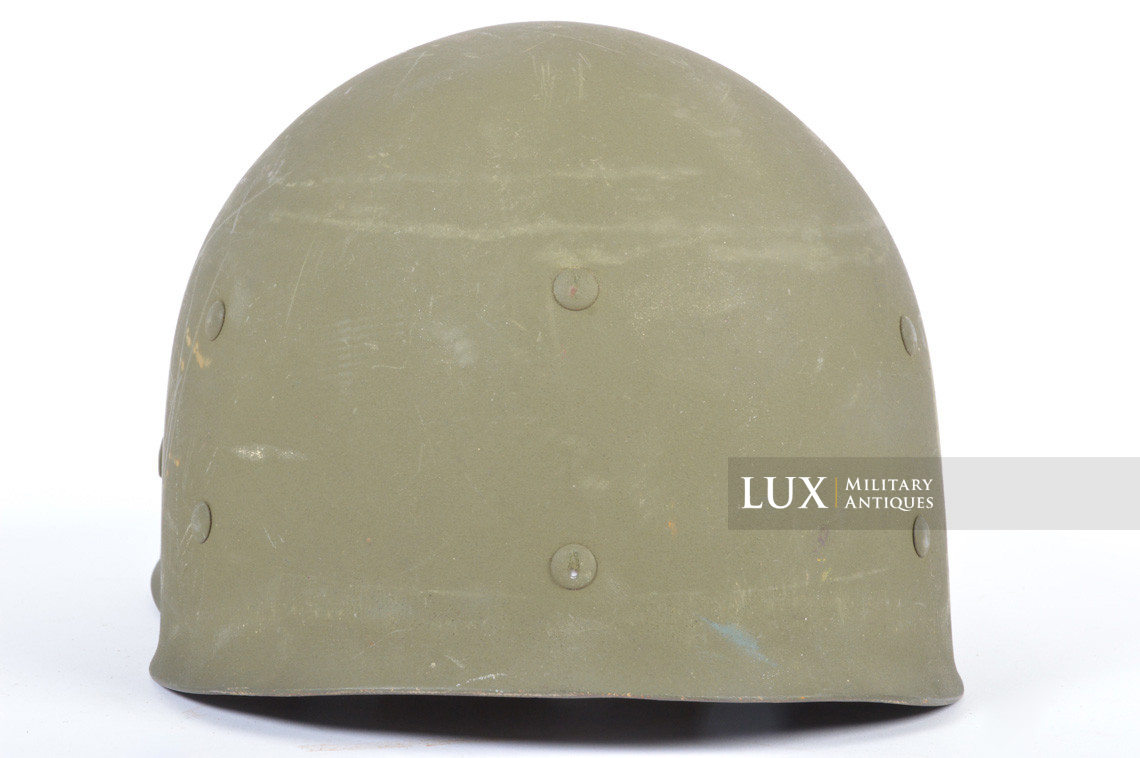 Rare USM2 D-bale 2nd lieutenant's airborne jump helmet, « woodwork / untouched » - photo 68