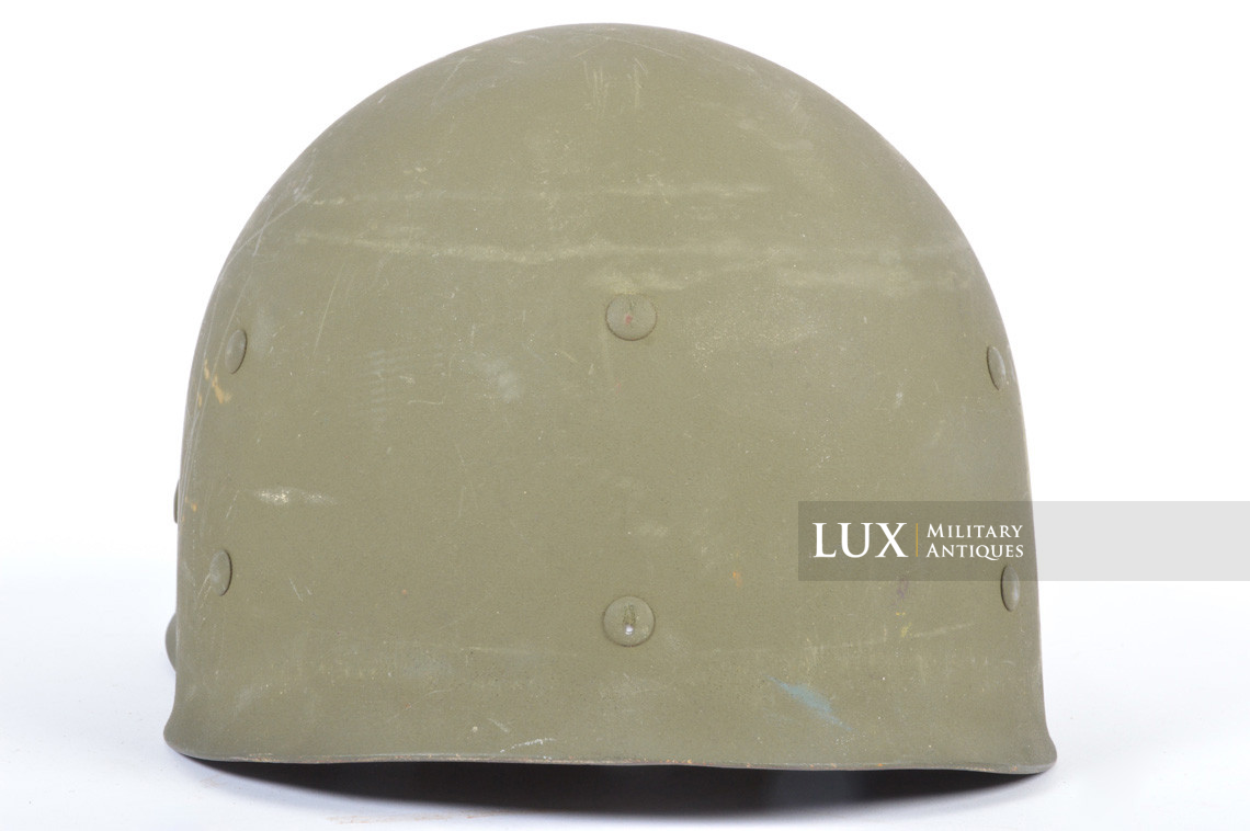 Rare casque USM2 demi-lune de parachutiste, « 2nd Lieutenant » - photo 68