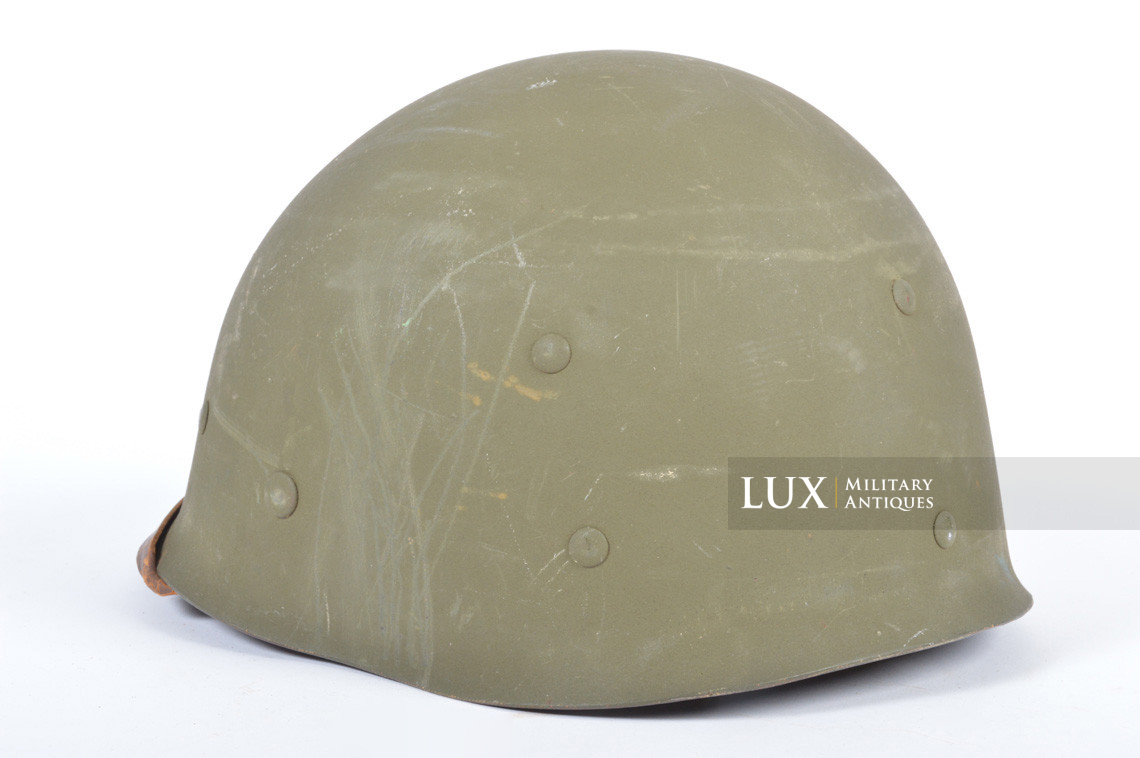 Rare casque USM2 demi-lune de parachutiste, « 2nd Lieutenant » - photo 69