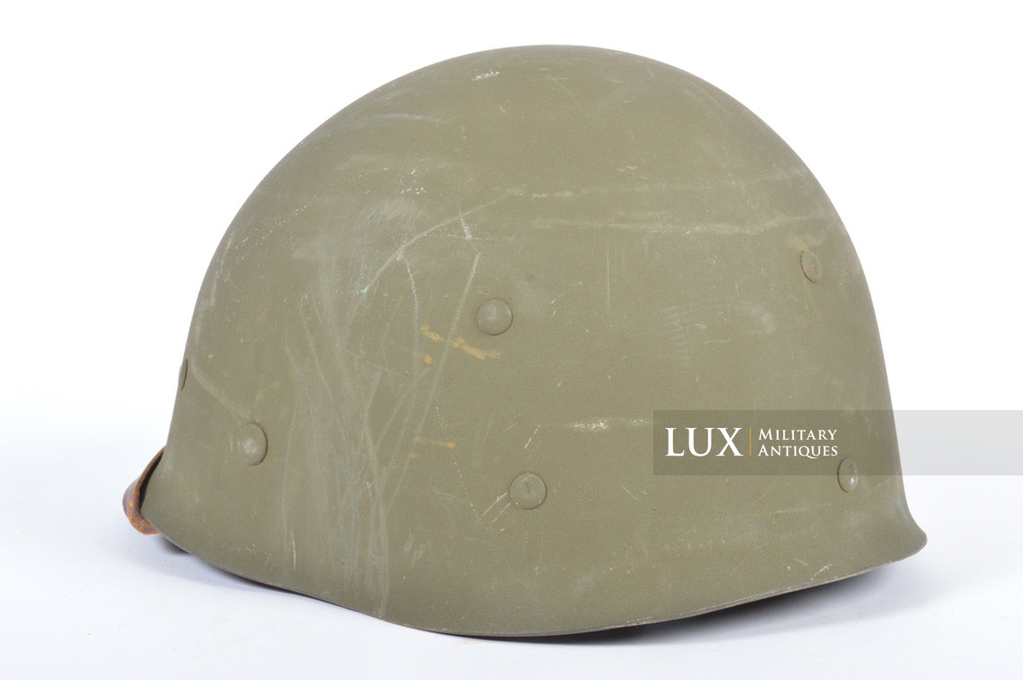 Rare USM2 D-bale 2nd lieutenant's airborne jump helmet, « woodwork / untouched » - photo 69