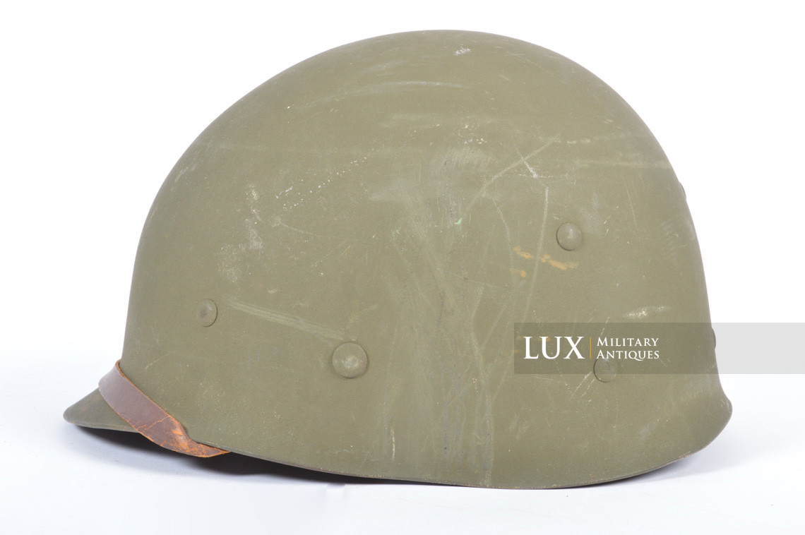 Rare casque USM2 demi-lune de parachutiste, « 2nd Lieutenant » - photo 70