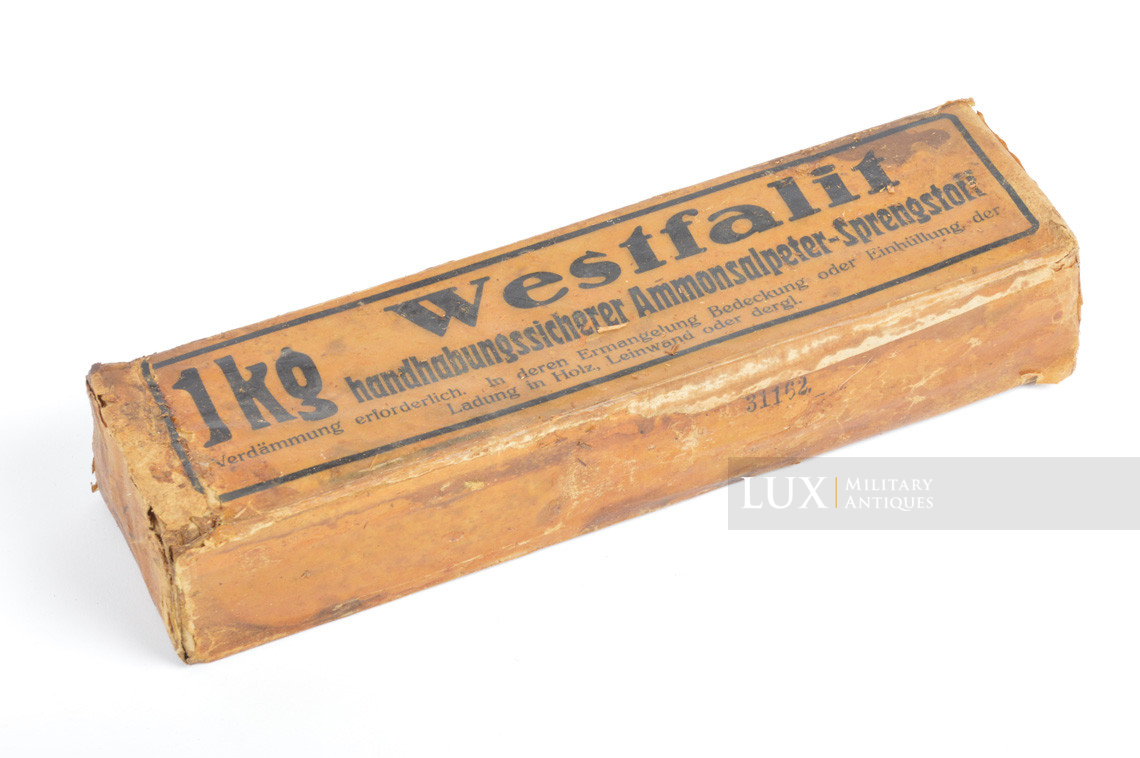 German explosive demolition block, « Westfalit 1kg » - photo 4