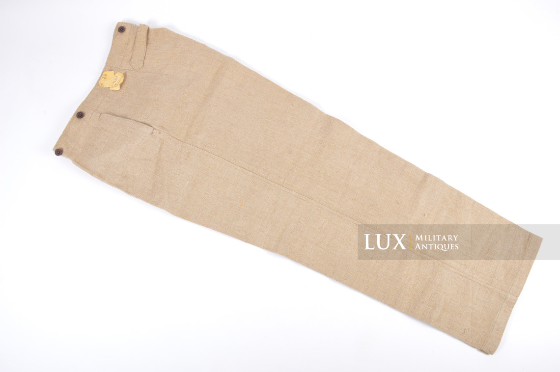 Unissued Wehrmacht « hbt » tan drill trousers - photo 4