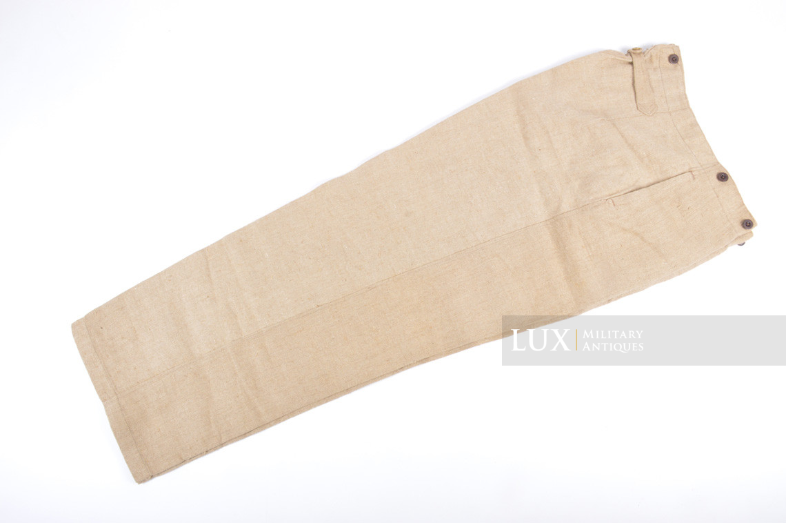 Unissued Wehrmacht « hbt » tan drill trousers - photo 13