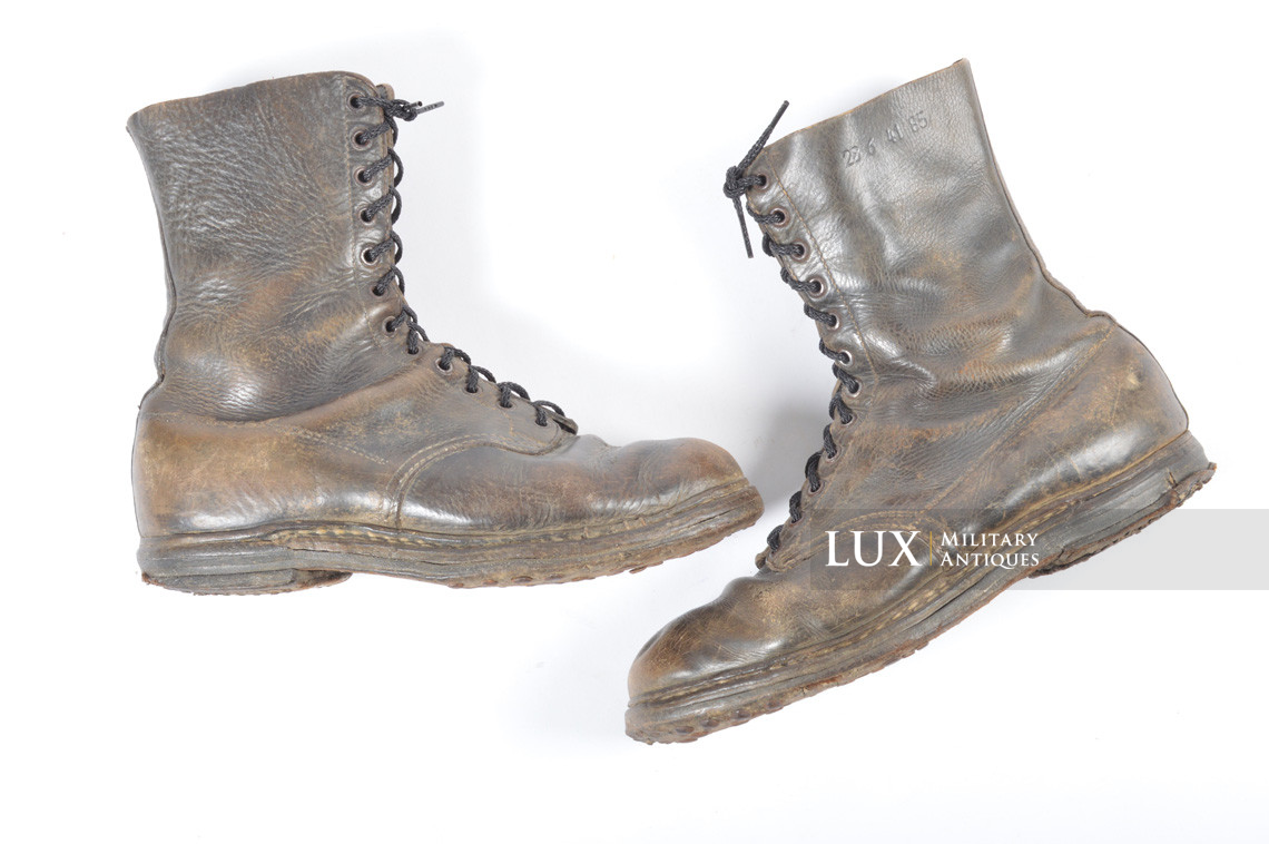 Bottes de saut précoces de parachutiste allemand, « 1940 - 1941 » - photo 4