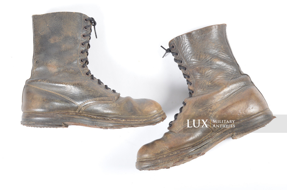 Bottes de saut précoces de parachutiste allemand, « 1940 - 1941 » - photo 7