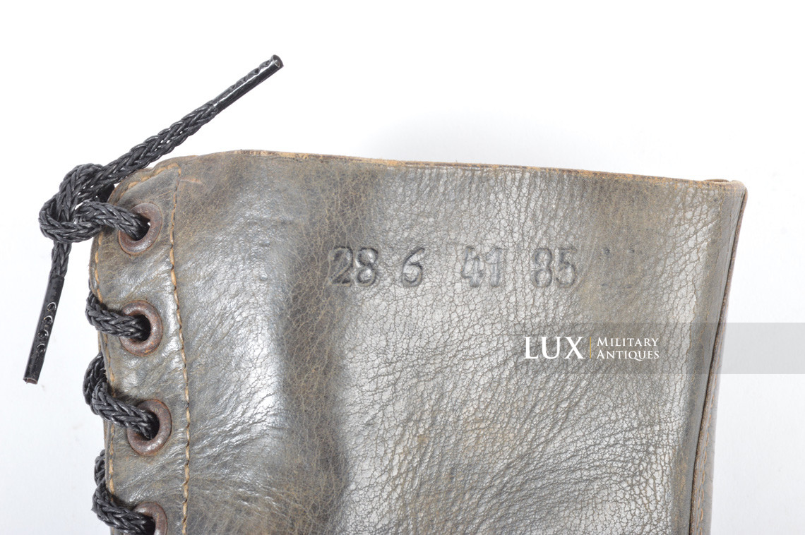 Bottes de saut précoces de parachutiste allemand, « 1940 - 1941 » - photo 9