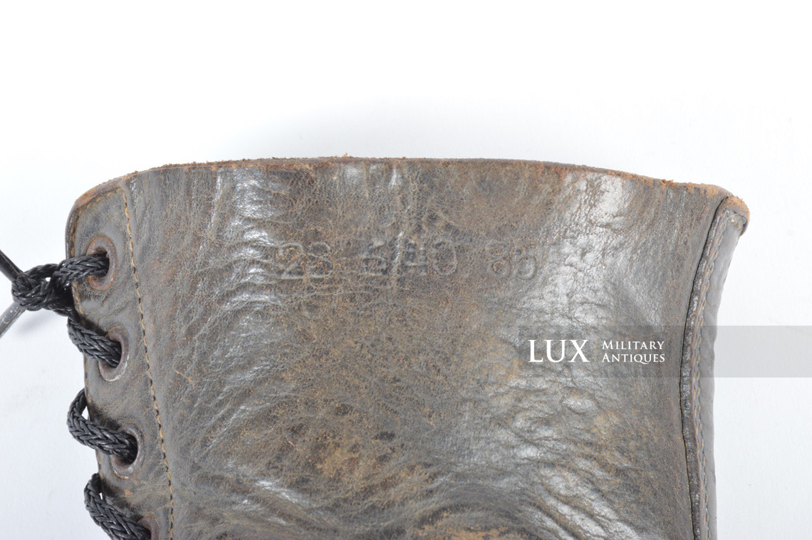 Bottes de saut précoces de parachutiste allemand, « 1940 - 1941 » - photo 30
