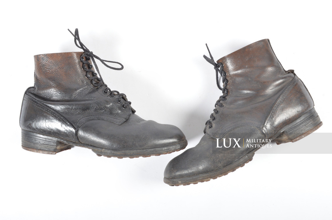 Mid-war German low ankle combat boots, « 1942 » - photo 4