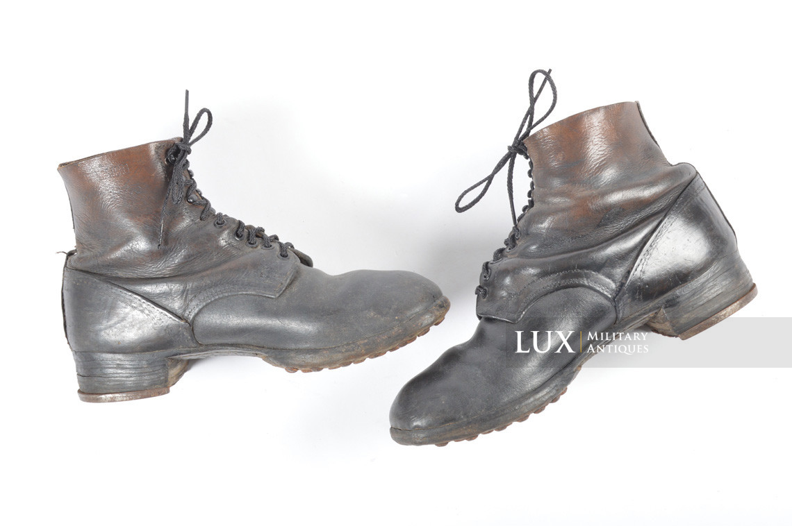 Mid-war German low ankle combat boots, « 1942 » - photo 7