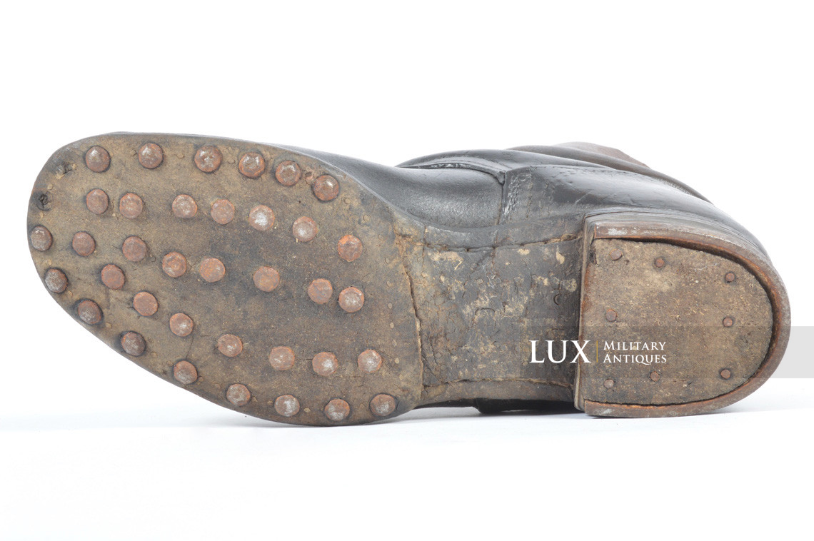 Mid-war German low ankle combat boots, « 1942 » - photo 18