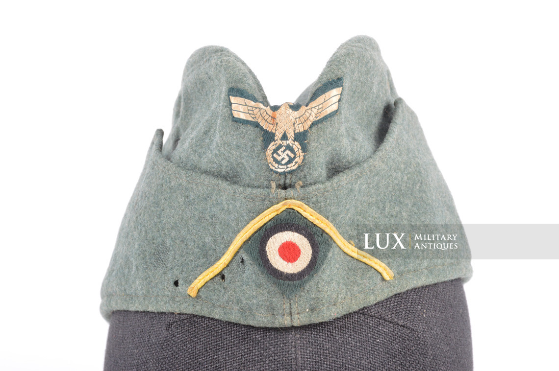 Early Heer cavalry pipped overseas service cap, « 1939 » - photo 4
