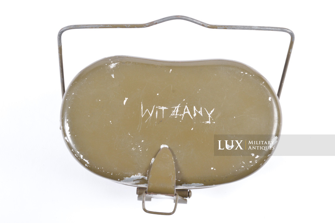 Late-war German aluminum mess kit, named, « MN44 » - photo 11