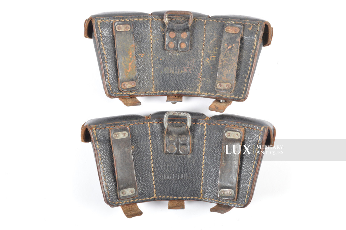 Matching pair of late-war k98 ammunition pouches, RBNr « 0/0633/0013 » - photo 8