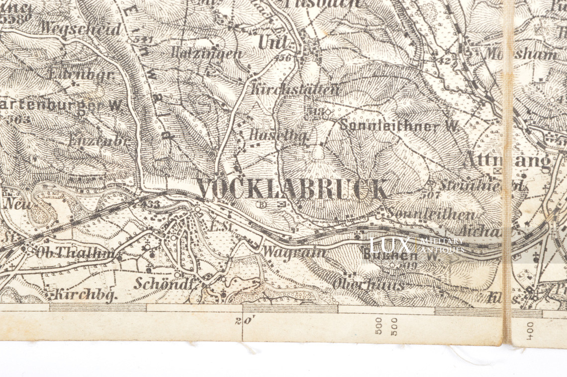 WWI German/Austrian eastern front maps, « Skender-Vakuf und Paklarevo » - photo 11