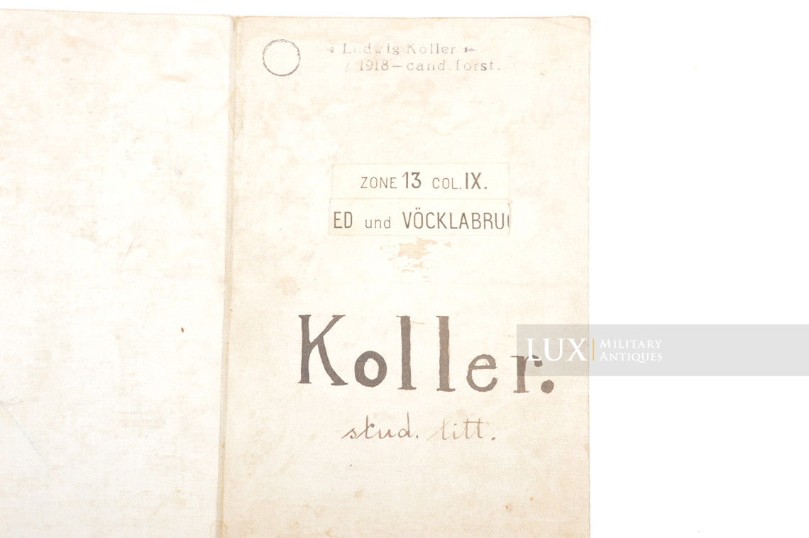 WWI German/Austrian eastern front maps, « Skender-Vakuf und Paklarevo » - photo 13