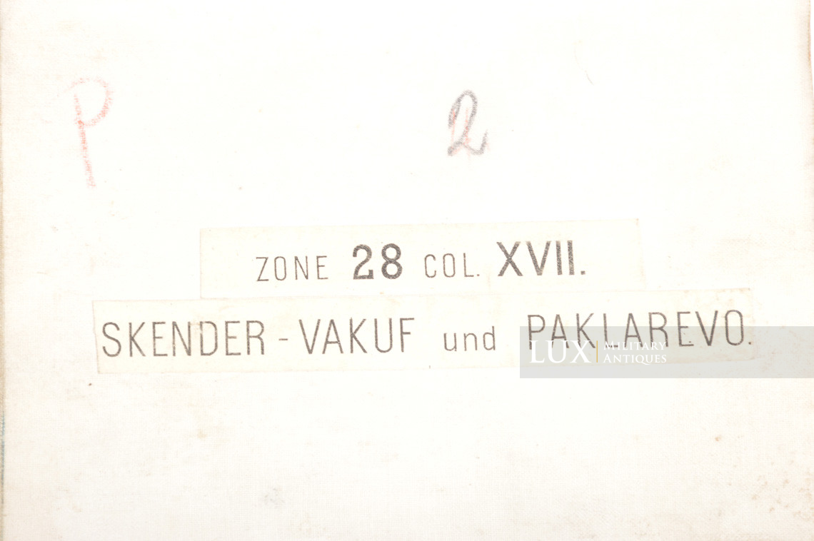 Cartes allemandes / autrichiennes de la Première Guerre, « Skender-Vakuf und Paklarevo » - photo 19
