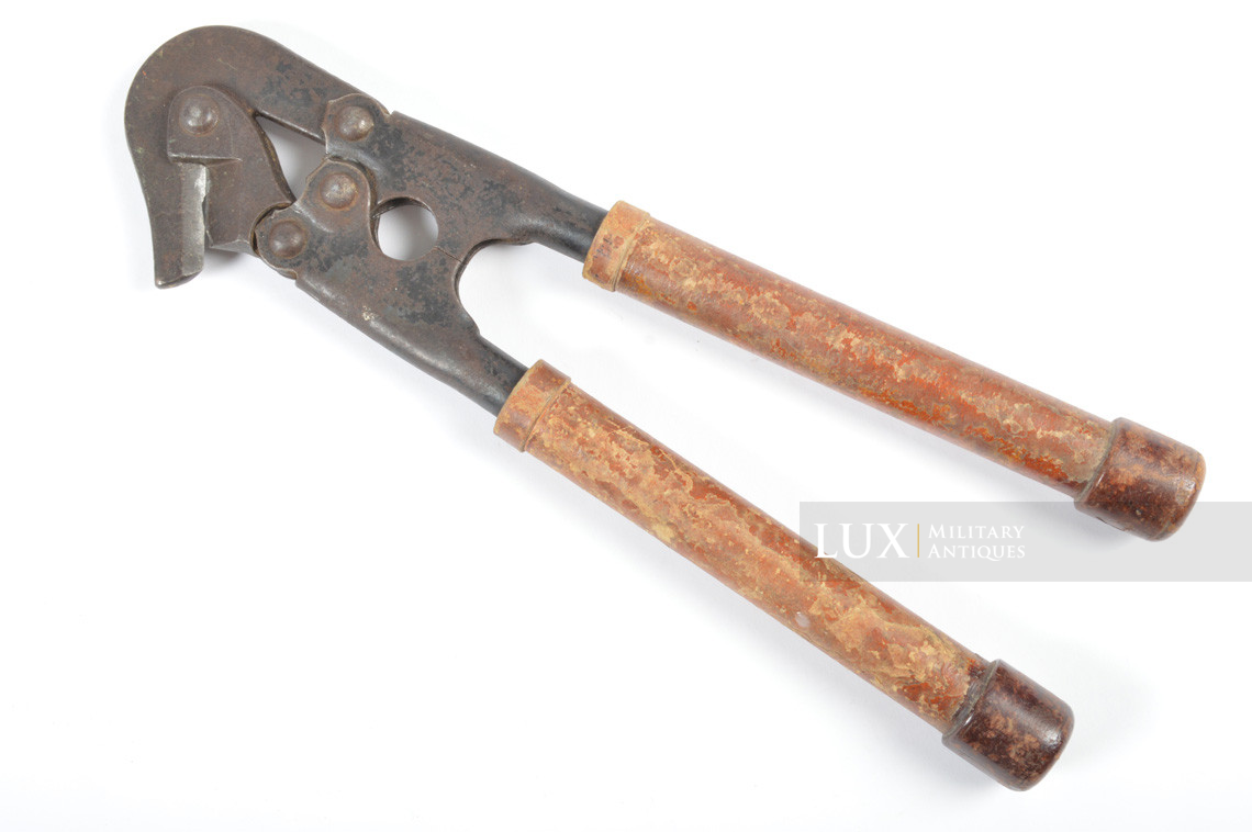 Early combat pioneer short wire cutters and carry pouch, « 1938 » - photo 17