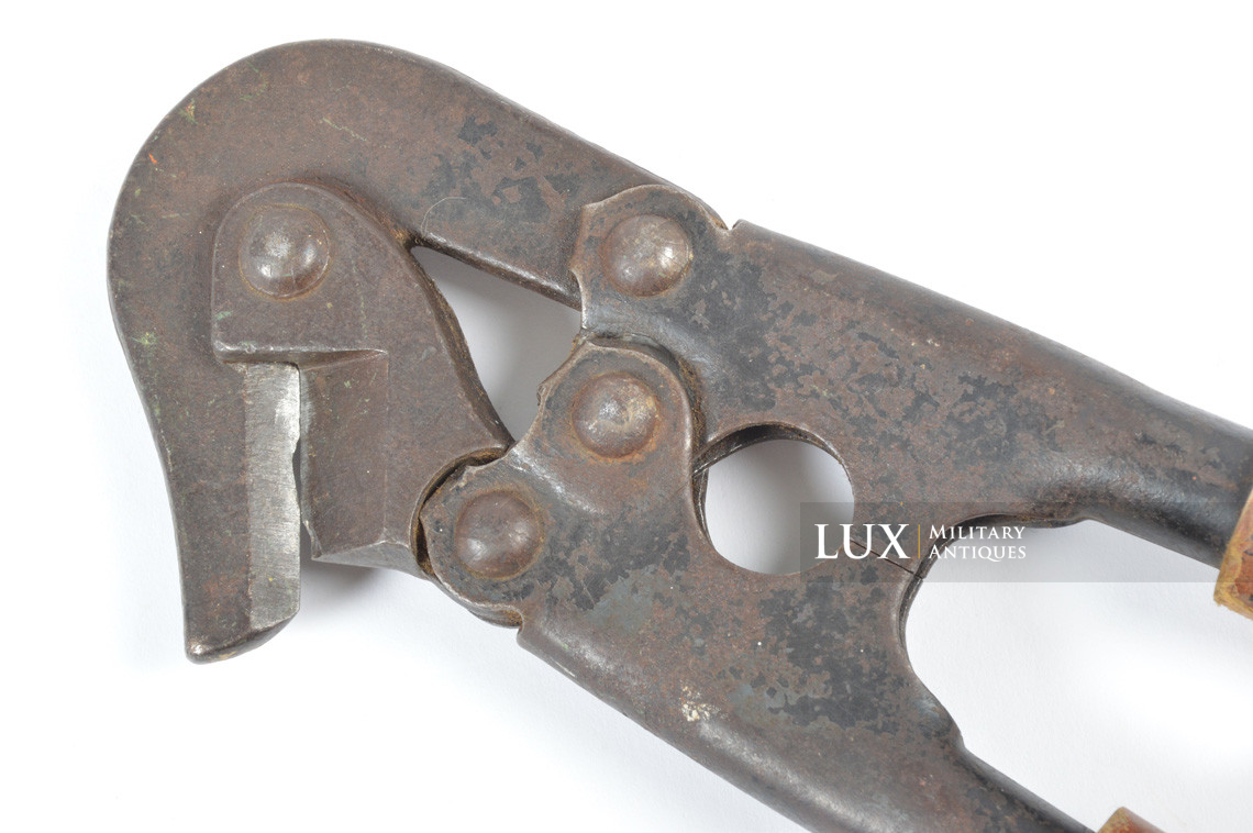 Early combat pioneer short wire cutters and carry pouch, « 1938 » - photo 18