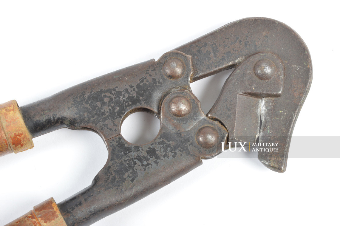 Early combat pioneer short wire cutters and carry pouch, « 1938 » - photo 20