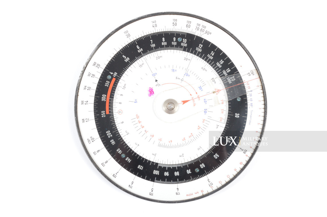 Mid-war Luftwaffe flight navigational calculator and weather chart, « boxed / DR2 » - photo 10