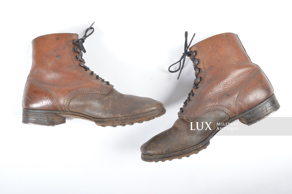 Late-war German low ankle combat boots - Lux Military Antiques - photo 7