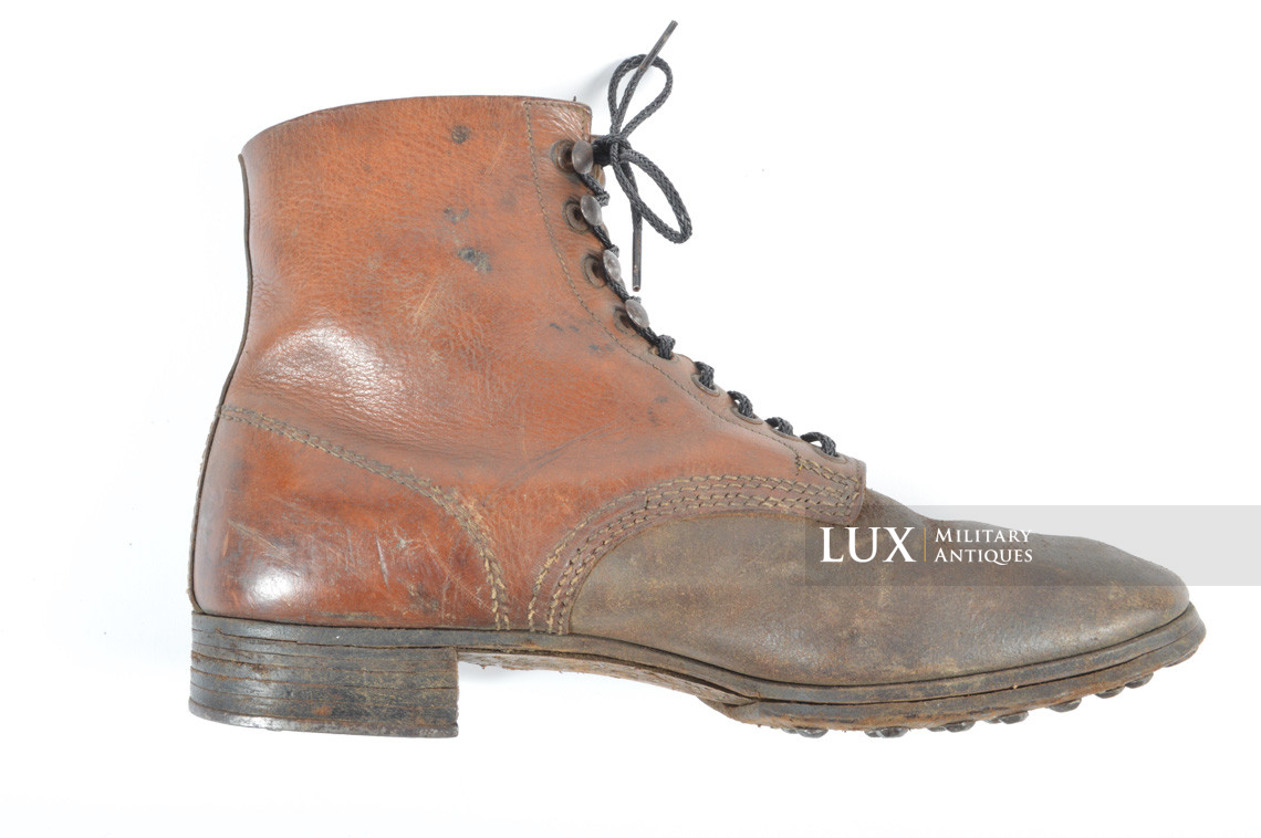 Late-war German low ankle combat boots - Lux Military Antiques - photo 26